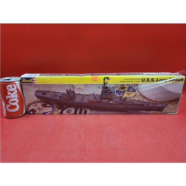 NOS Revell U.S.S Long Beach Nuclear Powered Cruiser Boat Model