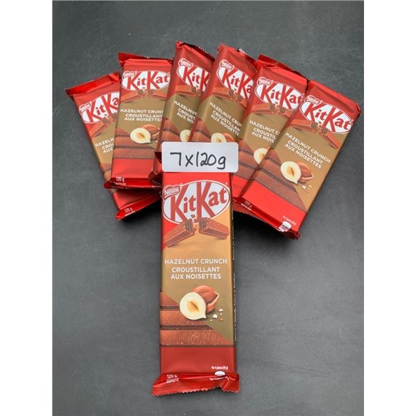 KitKat Hazelnut Crunch Bars (7 x 120g)
