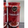 Image 2 : Lot of 6 KFI Vindaloo Cooking Sauce 295mL Jars