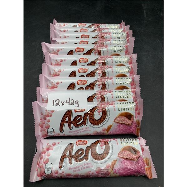 Nestle Aero Limited Edition Strawberry Scoop 12-Pack (42g each)