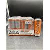 Image 1 : ZOA Wild Orange Energy Drink 12-Pack, 355ml Cans