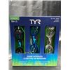 Image 1 : TYR Junior Swim Goggles, Lot of 3, Model 1816T32, Ages 10+