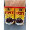 Image 1 : Fry’s Premium Cocoa 454g Canisters Lot of 2