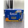 Image 1 : Rubicon Exotic Sparkling Mango Beverage, 12 x 355 mL Cans