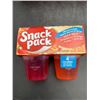 Image 2 : Snack Pack Juicy Gels Strawberry and Orange, Reduced Sugar, 4-Pack