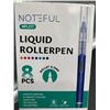 Image 2 : Noteful NFL217 Liquid Rollerpen, Bullet 0.7mm, 8-Pack. Multi color