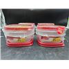 Image 2 : Rubbermaid Food Storage Containers, 3 Neat Steps, 8  Pack