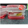 Image 2 : Rubbermaid Food Storage Containers, 3 Neat Steps, 8  Pack