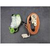 Image 1 : Orange and Green Ratchet Strap with Hook Set
