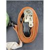 Image 2 : Orange and Green Ratchet Strap with Hook Set