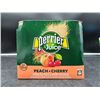 Image 2 : Perrier & Juice Sparkling Peach and Cherry Beverage – 6 x 330ml