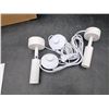 Image 1 : Lot of 2 120v Plug in wall mount LED Spotlights 3W AC85-265V White Color