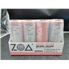 Image 2 : 12-Pack of ZOA Zero Sugar Energy Drink, 12 oz. Cans-Peach