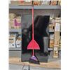 Image 1 : Vileda Oskar Broom with Angled Bristles & Dustpan Set