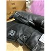 Image 2 : Black Heated Gloves with Battery Operated Heating System, Size Medium