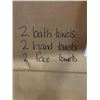Image 2 : 6-Piece Paari Towel Set: 2 Bath Towels, 2 Hand Towels, 2 Face Towels