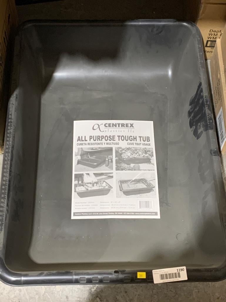 Centrex Plastics CX1003 All-Purpose Tough Tub, 26 x 20 x 6 Inches