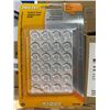 Image 2 : Pro-Tec 1/2 Inch Vinyl Round Surface Protectors, Model 23199, 12 Packs