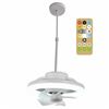 Image 1 : Socket Fan Light Fixture with Integrated Blades
