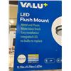 Image 3 : Valu+ LED Flush Mount Matte Black Finish Light Fixture