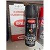 Image 1 : Krylon Fusion All-In-One Paint and Primer Flat Black Spray Can 6×340 g