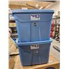 Image 2 : Rugged Tote 18-Gallon Storage Containers, Set of 2