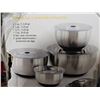 Image 2 : Miu 8-Piece Stainless Steel Mixing Bowl Set With Lids