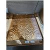 Image 2 : Decorative Ceiling Tiles – 2ft x 2ft Metal-Style Panels