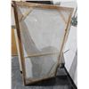 Image 3 : Abstract Wall Art With Wooden Frame and Multicolor Design