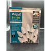 Image 2 : Sylvania Stay-Lit LED C9 Lights, Pure White, 100 Bulbs