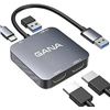 Image 1 : USB to Dual HDMI Adapter with USB 3.0 Connectivity