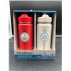 Image 1 : ThermoFlask 16 oz Double Wall Stainless Steel Bottles, Set of 2