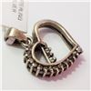 Image 2 : Silver Cubic Zirconia Pendant (~Size 0) (~length 0inches) (~weight 3.8g), Suggested Retail Value $10