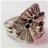 Image 2 : Silver Black Onyx Ring (~Size 4.5)(Ring is resizable for $40) (~length 0inches) (~weight 6.28g), Sug