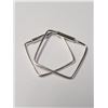 Image 2 : Silver Hoop Earrings, Suggested Retail Value $30