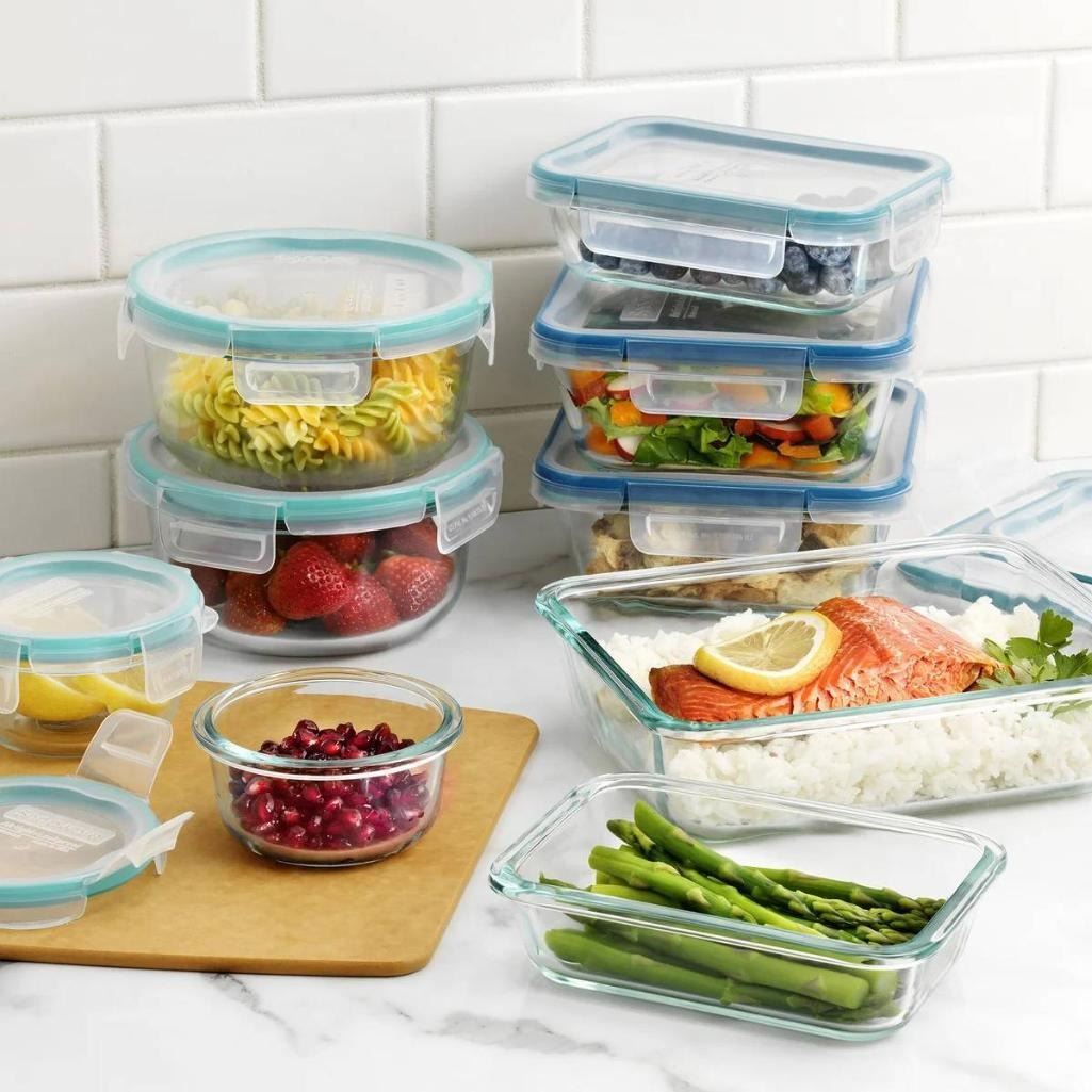 Snapware Pure Pyrex Glass 18-Piece Food Storage Set