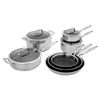 Image 1 : Henckels Paradigm 11-Piece Cookware Set Stainless Steel
