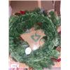 Image 1 : Artificial Holiday Wreath with Pinecones and Berry Accents