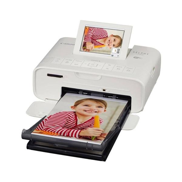 Canon Selphy CP1300 Compact Photo Printer With Barcode Label