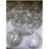 Image 3 : SOUJOY Set of 12 Small Glass Ball Bud Vase, Unique Mini Low Sitting Flower Vase, Clear Floral Center