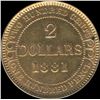 Image 2 : 1881 Newfoundland $2 Gold