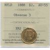 Image 1 : 1888 Newfoundland $2 Gold