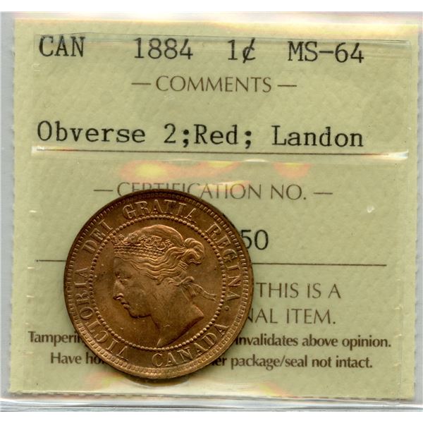 1884 One Cent