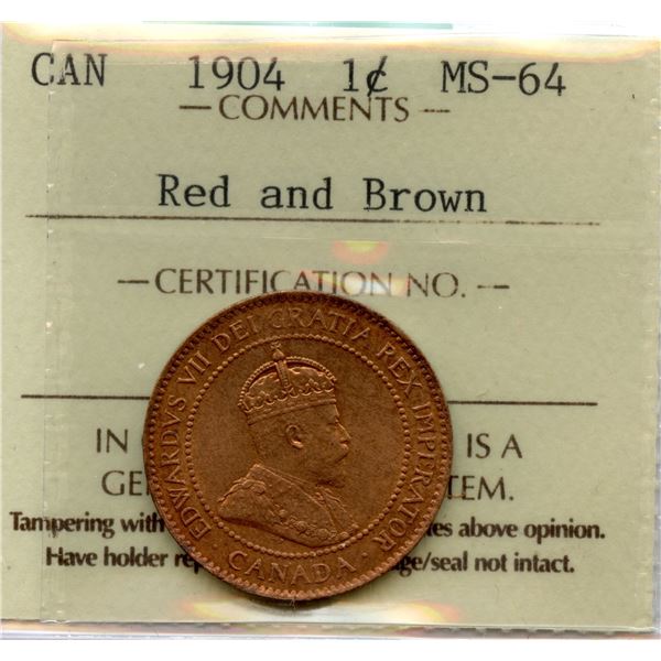 1904 One Cent