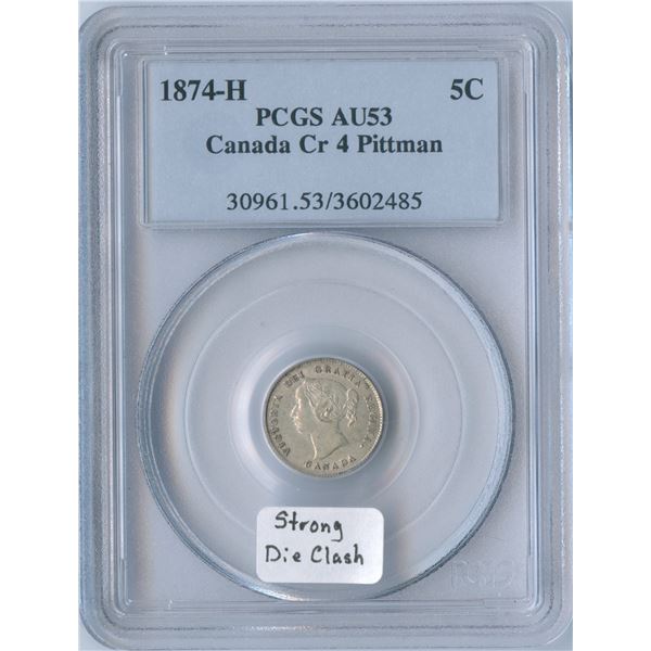 1874H Five Cents