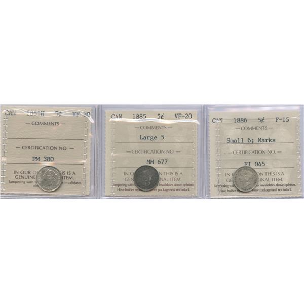 Victoria Five Cents - ICCS Group of 3