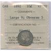 Image 1 : 1892 Ten Cents