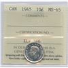 Image 1 : 1945 Ten Cents