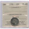 Image 1 : 1950 Ten Cents - Proof Like