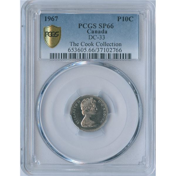 1967 Ten Cents - Specimen Trial